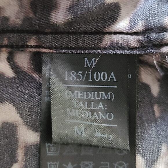 ALLSAINTS‎ Tortoiseshell Print Button Down Long Sleeve Shirt MS097T Men's Medium - Picture 11 of 14